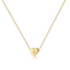 Turandoss Mothers Day Gifts for Mom Wife - Dainty 14K Gold Plated Heart Initial A-Z Pendant Letter Heart Necklace Birthday Mothers Day Gifts for Women Girls - style: A.