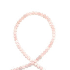 6mm Natural Rose Quartz Stone Beads Heart Shape Cute Fine Gems Spacer Beads Fit Jewelry Making DIY Exquisite Necklace Bracelet Accessory - color: Rose Quartz