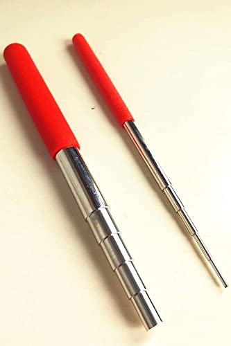 Wire Looping Wrapping Step Mandel Steel Round Bead Working Loop Jump Ring Metal Jewelry Forming Tool with 2pcs and 10 Sizes