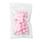 40pcs Round Acrylic Berry Beads, 12mm Large Chunky Bubblegum Beads Loose Spacer Ball Bead for Jewelry Making Earrings Necklaces Bracelets DIY Beading Crafts, Pearl Pink - color: Pearl Pink