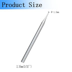 6 Pcs 1.2mm Round Cup Burr - 3/32'' Shank Wire Rounder Bits Jewelry Burs for Lapidary Making - color: 6 Pcs 1.2mm Round Cup Burs
