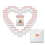 30 PCS Clear Plastic EVA Anti Tarnish Jewelry Storage Bags, Zip Ziplock Jewelry Pouches for Selling & Gift, Little Mini Travel Organizer for Ring Earing Chain Bracelet (M) - size: M(2.7"*3.9")