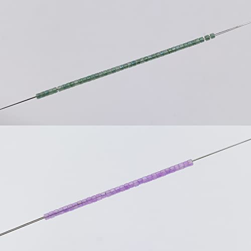 INSPIRELLE Uniform 120 Gram 12/0 (2mm) Cylinder Glass Seed Beads for Craft Jewelry Making, 24 Matte Transparent AB Colors - color: 24x Matte Transparent AB