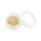BEADIA 14K Gold Plated Triangle Spacer Beads 3x1.5mm 50pcs for Jewelry Making Findings Non Tarnish - color: 14K Gold, size: 3x1.5mm Triangle