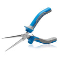 SPEEDWOX 6 Inches Needle Nose Pliers Mini Extra Long Nose Precision Nippers Thin Flat Jaws Micro Functional Precision Wire Looping Fine Pliers with Spring Craft Small Jewelry Making Tools - style: 6" Needle Nose Plier