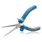 SPEEDWOX 6 Inches Needle Nose Pliers Mini Extra Long Nose Precision Nippers Thin Flat Jaws Micro Functional Precision Wire Looping Fine Pliers with Spring Craft Small Jewelry Making Tools - style: 6" Needle Nose Plier
