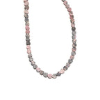 6mm Natural Rhodonite Stone Beads Heart Shape Cute Fine Gems Spacer Beads Fit Jewelry Making DIY Exquisite Necklace Bracelet Accessory - color: Rhodonite
