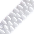 HAAMIIQII 30pcs 12mm White Cat Eye Beads Round Loose Gemstone Beads for Jewelry Making Strand 15 Inch - color: White, size: 12mm (30pcs)