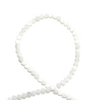 6mm Natural White Jasper Stone Beads Heart Shape Cute Fine Gems Spacer Beads Fit Jewelry Making DIY Exquisite Necklace Bracelet Accessory - color: White Jasper