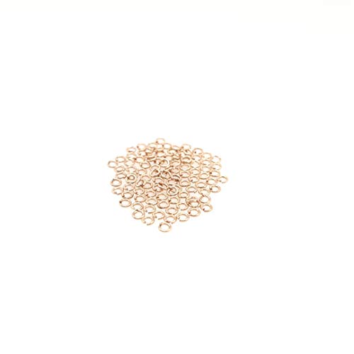 100pcs 14/20 Gold Filled Round Open Jump Rings 2.9MM OD, 1.6MM ID 22 Gauge by CRAFT WIRE - color: 22 Gauge, size: 2.9MM