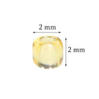 Round Glass Beads Penta Angel 2200Pcs 2mm Mini Craft Loose Spacer Pony Beads for Earring Bracelets Necklace Waist Beads Jewelry Making (Light Gold) - color: Light Gold