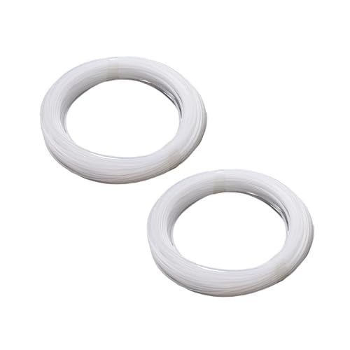 1.0mm Dia Crystal Beading Cords Clear Fishing Line Non-Elastic Nylon Thread for Christmas Ornaments Jewelry Making Craft Fishing - 10M 2 Rolls - size: 1.0mm - 10M 2 rolls (without spool)