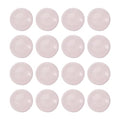 Fashewelry 50Pcs Natural Rose Quartz Cabochon Stone Half Round Beads 8mm Tiny Flat Back Gemstone Chakra Healing Crystal Cover Cabs for Jewelry Making - color: 3-Rose Quartz, size: 8x4mm