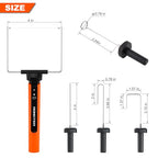 Hot Wire Foam Cutter Tool Kit, 5-in-1 Electric Foam Cutter for Styrofoam, Adjustable Temperature, Smooth Precision Cutting for Craft, DIY & Model Making - style: 5 in 1 orange