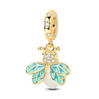 LAZA Charms for Bracelets 925 Sterling Silver Butterfly Summer Travel Ocean Lucky Charm Beads Pendant Jewelry for Women Mom - color: Golden Bees