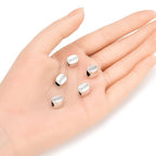 40pcs Laugh Large Hole Happiness Loose Beads (4.5mm Hole) Antique Silver Metal Spacer for DIY Craft Jewelry Making MEC-C5 - size: Laugh Bead