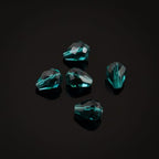 24pcs Adabele Austrian 8mm Faceted Teardrop Loose Crystal Beads Emerald Green Compatible with 5500 Swarovski Crystals Preciosa SST-824 - color: Emerald Green, size: 8mm x 6mm - 24pcs
