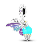 LAZA Charms for Bracelets 925 Sterling Silver Butterfly Summer Travel Ocean Lucky Charm Beads Pendant Jewelry for Women Mom - color: Bulb Bees