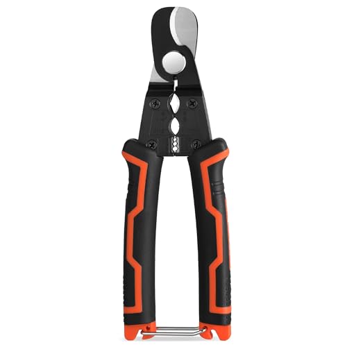 ValueMax 7 Inch Wire Stripper, Cable Cutters, Jacket Removal Cable Stripper, Wire Cutter for Copper, Aluminium Solid and Standard Wire, 4 in 1 Electrical Wire Stripper Tool