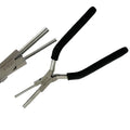Bail Making Pliers with PVC Grip Handle | for Making S-Hooks, Ear Loops, Jump Loops, Bail, and More - German Stainless Steel ((J4A) 3 & 5mm Loops) - size: (J4A) 3 & 5mm Loops