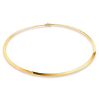 Aobei Pearl 18K Gold Plated Cuff Choker Necklace for Women Chunky Wire Chain Collar Jewelry - style: Buckle Cuff Choker