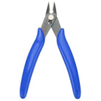 HARFINGTON 5" Flush Cut Pliers Small Precision Wire Cutter Side Cutter Diagonal Cutting Pliers for Jewelry Model Electronic 3D Print, Blue - color: Blue