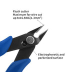 5-Inch Micro Wire Cutters Pliers,Small Zip Tie Cutter Nippers,Precision Flush Cutter Tools for Jewelry Making Craft,Mini Wire Side Cutting Snips for Electronics