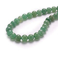 BEADIA Natural Green Aventurine Jade Stone Round Loose Semi Gemstone Beads for Jewelry Making 10MM 38PCS - color: Green Aventurine Jade, size: 10mm