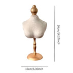 Necklace Display Stand Pendant Chain Mannequin Holder Decorative Versatile Display Bust for Retail Store Personal Use Decor