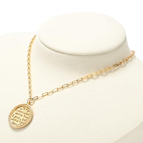 Microfiber Jewelry Bust Display Necklace Pendant Small Jewelry Necklace Display Stand for Showcase(Beige) - color: Beige