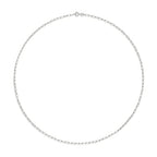 Amazon Essentials 14K Gold Plated Paperclip Chain Necklace - color: Silver, size: 24"