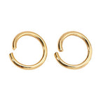 DanLingJewelry 200 pcs 304 Stainless Steel 19 Gauge Open Jump Rings 8mm for Jewelry Making Connectors Jewelry Finding Golden Color - color: 200 pcs - ф8mm δ 1mm - Golden