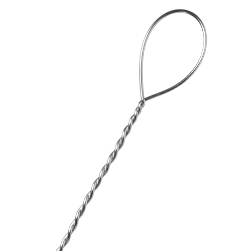 The Beadsmith Twisted Beading Needles - 2.5" (6.35 cm) Collapsible Eye Beading Needle, Fine (0.24 mm Diameter), Stainless Steel Flexible Wire for Stringing, Jewelry Making, Pack of 50 - style: Fine