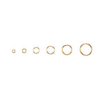 BEADIA Open Jump Rings Gold 6 Sizes 2400pcs with Lobster Claw Clasps Set for DIY Jewelry Making Supplies - color: Gold, size: Variety Pack (6 Sizes)