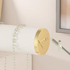 Julysky T-Bar Necklace Holder Stand,Necklace Display Stand for Selling,Necklace Organizer for Women,Necklace and Bracelet Hanger,Jewelry Stand,Necklace Storage Stand,Necklace Tree（Beige）