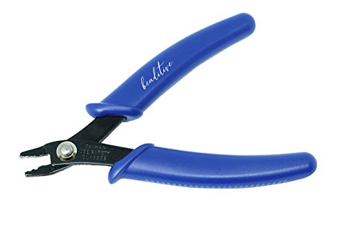 Beaditive Bead Crimping Plier for 2mm & 3mm Beads and Tubes | 5-Inch (Blue) - color: Blue
