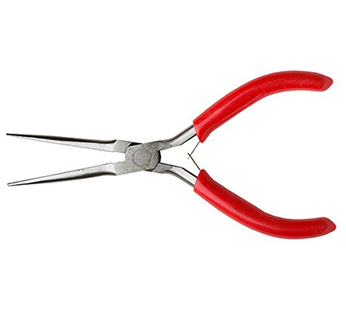 Extra Long Soft Grip Needle Nose Pliers, 6 Inch Precision Tool Ideal for Jewelry Making, Bending Wire, and Working in Tight Areas - style: Needle Nose (6 Inch)