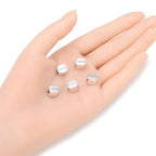 20pcs Love Beads Large Hole Loose Beads (4.5mm Hole) Antique Silver Metal Spacer for DIY Craft Jewelry Making MEC-C12 - size: Love Bead