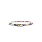 Made by Nami Surfer Anklet with Snap Hook Clasp Waterproof & Adjustable Thin String Ankle Bracelets for Women and Men Handmade Jewelry for Beach and Music Festival Accessories - color: Dark Retro Gold