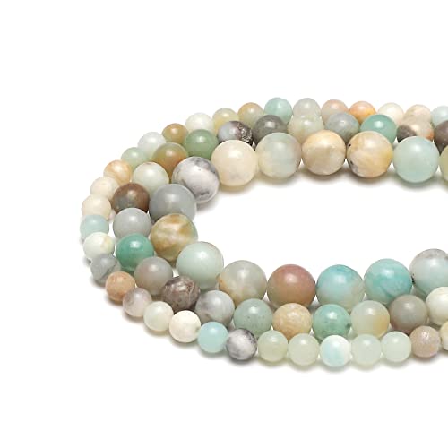 35pcs 10mm Natural Amazonite Gemstone Beads Energy Healing Crystal Round Loose Stone Beads for Jewelry Making, DIY Bracelets Necklaces - color: Amazonite, size: 10mm