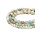 35pcs 10mm Natural Amazonite Gemstone Beads Energy Healing Crystal Round Loose Stone Beads for Jewelry Making, DIY Bracelets Necklaces - color: Amazonite, size: 10mm