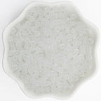 3mm Frosted Glass Beads Bulk, 2000 Pcs Jewelry Making Beads for Friendship Bracelet, Pendants, Key Chains, Necklaces, Hairpins (Wihte) - color: White, size: 3mm