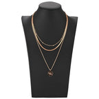 Polmart H2 Necklace Display Bust (Black Leatherette, 10”H) - color: Black Leatherette, size: 10"h
