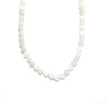 6mm Natural White Jasper Stone Beads Heart Shape Cute Fine Gems Spacer Beads Fit Jewelry Making DIY Exquisite Necklace Bracelet Accessory - color: White Jasper
