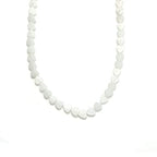 6mm Natural White Jasper Stone Beads Heart Shape Cute Fine Gems Spacer Beads Fit Jewelry Making DIY Exquisite Necklace Bracelet Accessory - color: White Jasper