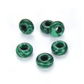 Adabele 30pcs Lab Created Green Malachite Gemstone 8x14mm Donut Rondelle Beads Large Hole ID 5.6mm for DIY Craft Jewelry Making GW-A8 - color: Lab Created Malachite, size: 14mm x 8mm - 30pcs
