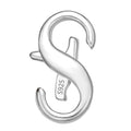 Double Opening Lobster Clasps, Solid 925 Sterling Silver Clasp and Closures, Necklace Bracelet Extender for DIY Jewelry Finding Supplies (18 X 9mm) - color: Silver 1PCS, size: 9*18mm