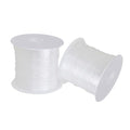 0.6mm Dia Crystal Beading Cords Clear Fishing Line Non-Elastic Nylon Thread for Christmas Ornaments Jewelry Making Craft Fishing - 15M 2 Rolls - size: 0.6mm - 15M 2 rolls