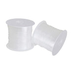 0.6mm Dia Crystal Beading Cords Clear Fishing Line Non-Elastic Nylon Thread for Christmas Ornaments Jewelry Making Craft Fishing - 15M 2 Rolls - size: 0.6mm - 15M 2 rolls