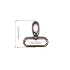 1-1/2 inch Swivel Lobster Clasps 1.5 inch Swivel Hooks for Purse Bag Making Lobster Claw Swivel Snap Clips Extra Large 38mm 10pcs Antique Bronze - color: 1.5 inch Antique Bronze